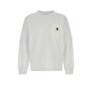 Sacai Unisex White Cotton Sacai X Carhartt Wip T-Shirt